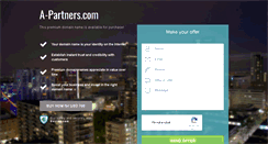 Desktop Screenshot of a-partners.com